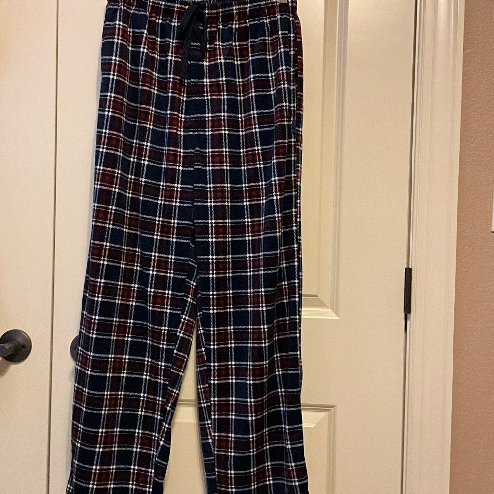 Izod Mens Flannel Sleep Pants size Medium